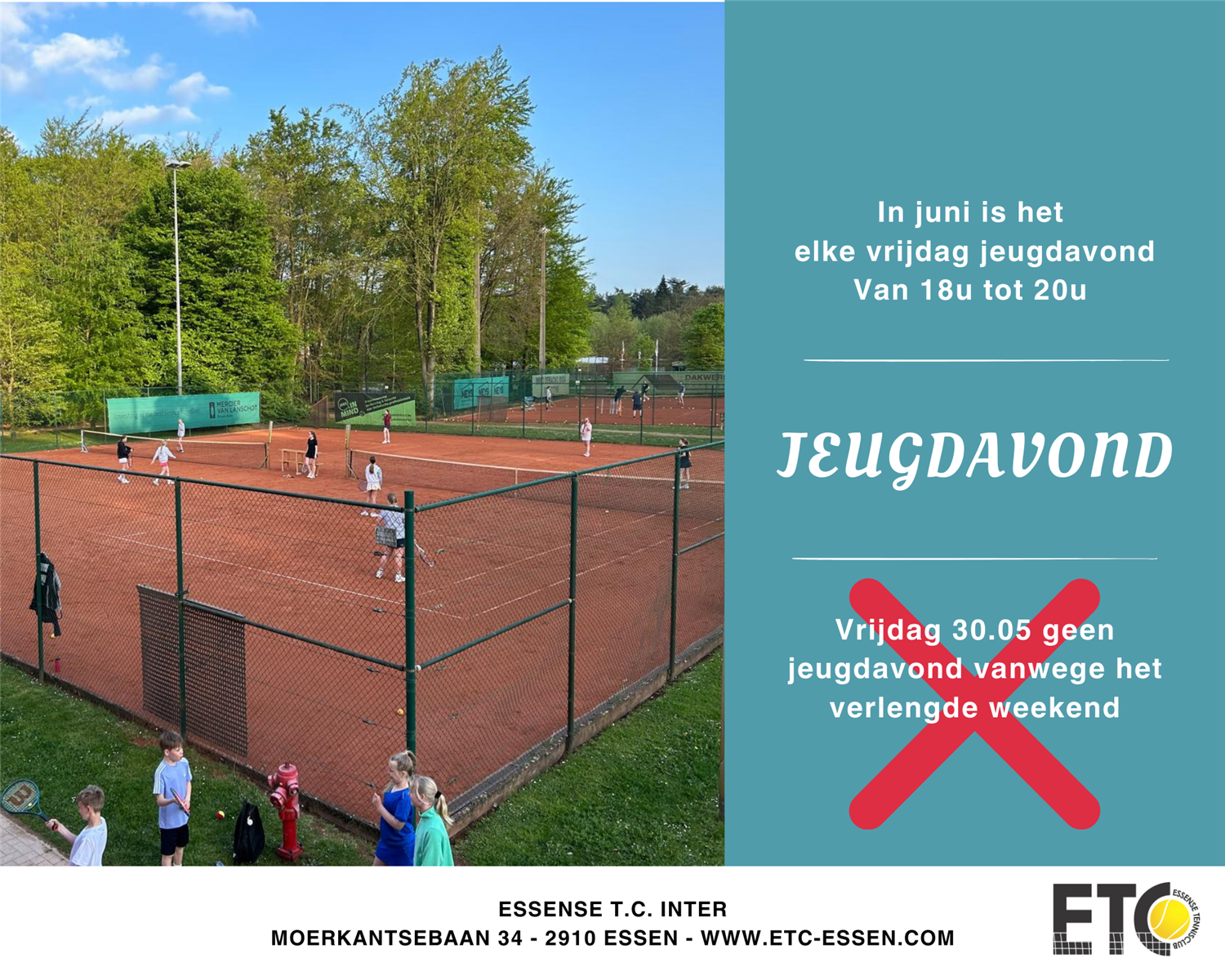 Jeugdavonden alle vrijdagen in juni